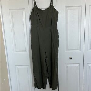 Old Navy Olive Green Jumpsuit